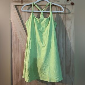 Outdoor Voices tech sweat move free dress - lime green heather - L